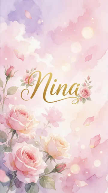 Nina - Rosas de Acuarela Mágica