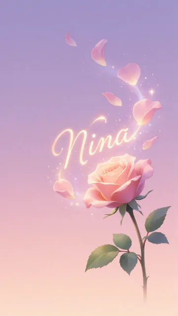 Nina - Rosa Etérea Iluminada