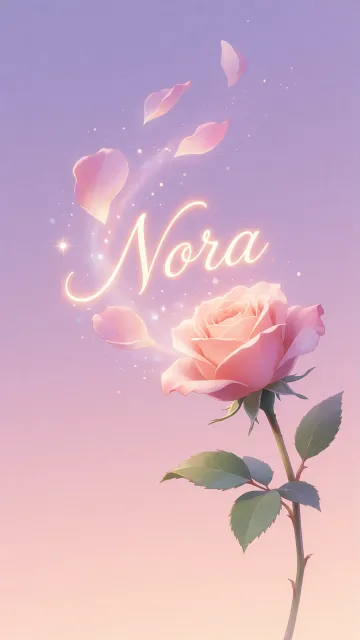 Nora - Rosa Etérea Iluminada