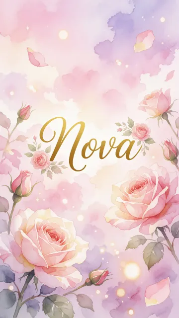 Nova - Rosas de Acuarela Mágica