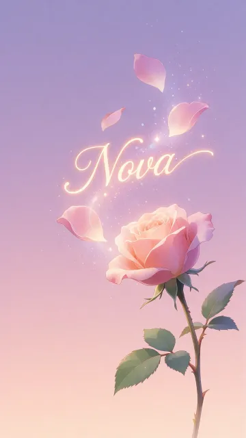 Nova - Rosa Etérea Iluminada