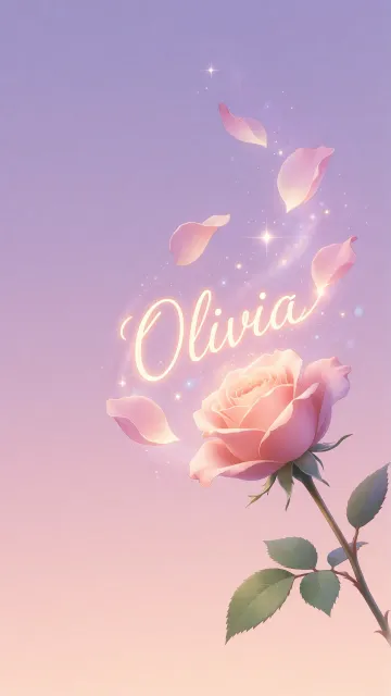 Olivia - Rosa Etérea Iluminada