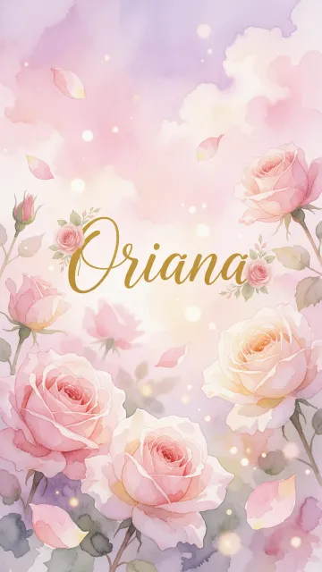 Oriana - Rosas de Acuarela Mágica