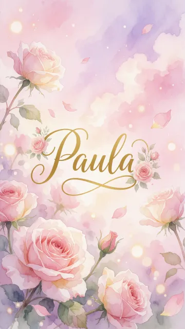 Paula - Rosas de Acuarela Mágica