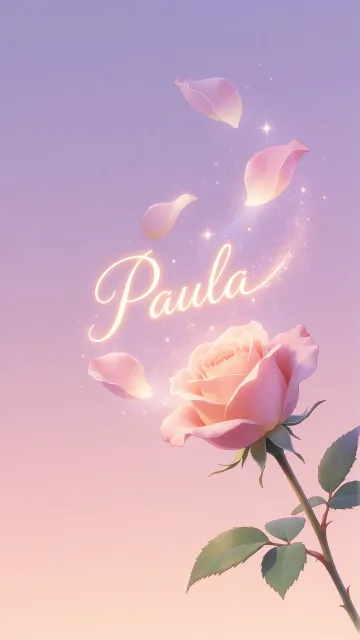 Paula - Rosa Etérea Iluminada