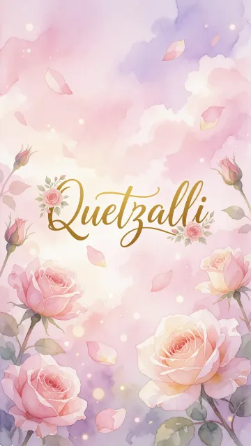 Quetzalli - Rosas de Acuarela Mágica