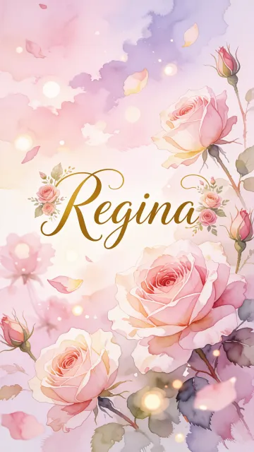 Regina - Rosas de Acuarela Mágica