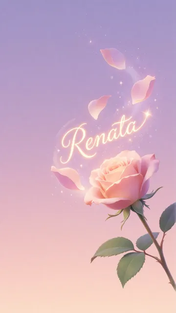 Renata - Rosa Etérea Iluminada
