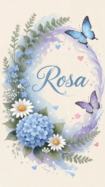 Rosa - Jardín de Hortensias