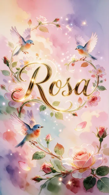 Rosa - Jardín Mágico Primaveral