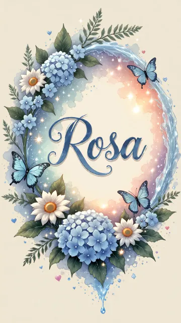 Rosa - Magia en Cursiva