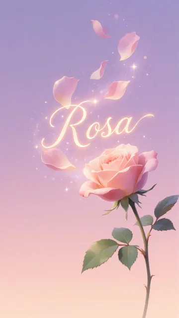 Rosa - Rosa Etérea Iluminada