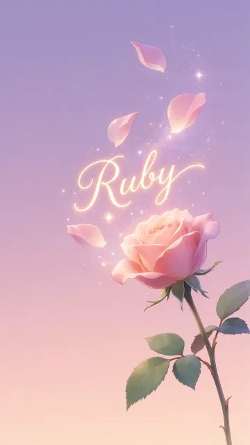 Ruby - Rosa Etérea Iluminada
