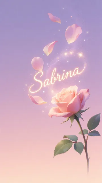Sabrina - Rosa Etérea Iluminada