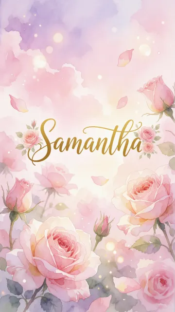 Samantha - Rosas de Acuarela Mágica