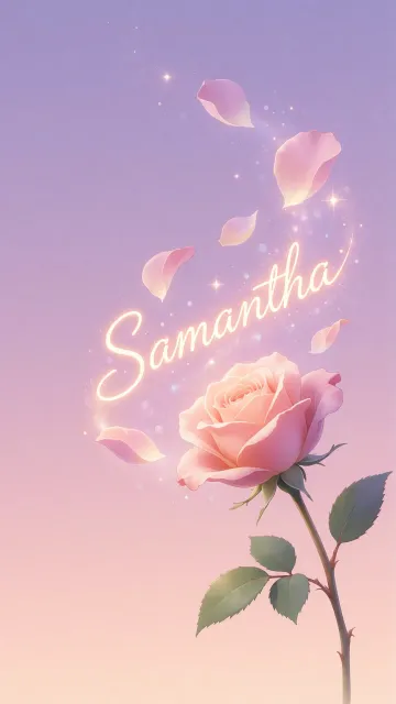 Samantha - Rosa Etérea Iluminada