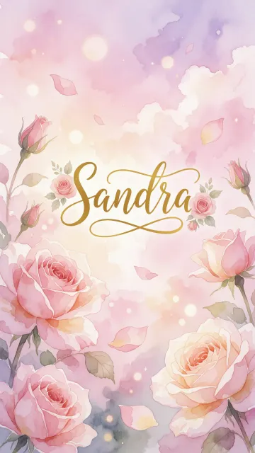 Sandra - Rosas de Acuarela Mágica