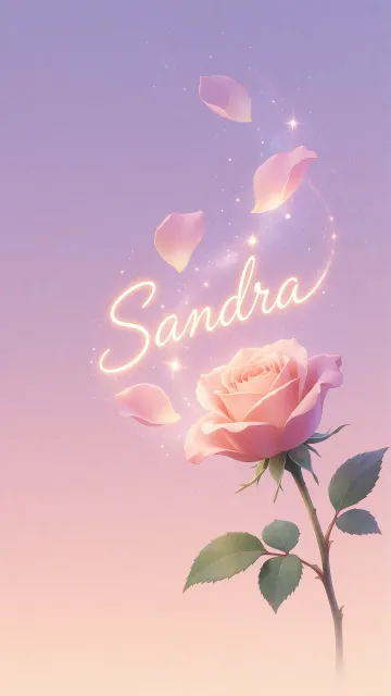 Sandra - Rosa Etérea Iluminada