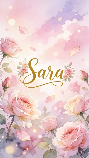 Sara - Rosas de Acuarela Mágica