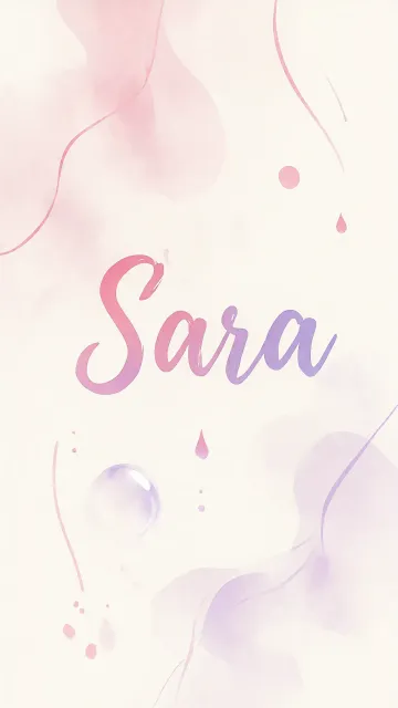 Sara - Sueños en Tonos Pastel