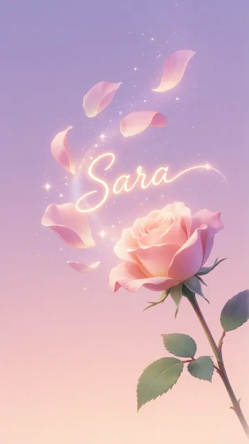 Sara - Rosa Etérea Iluminada
