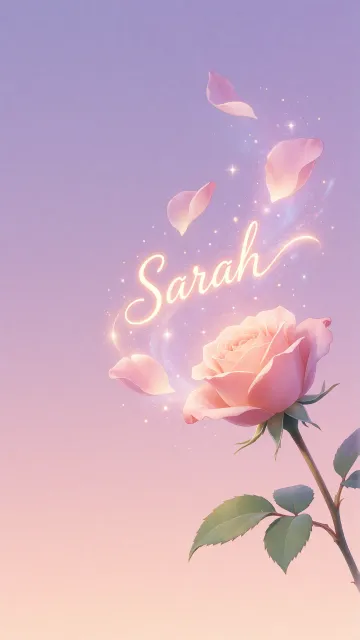 Sarah - Rosa Etérea Iluminada