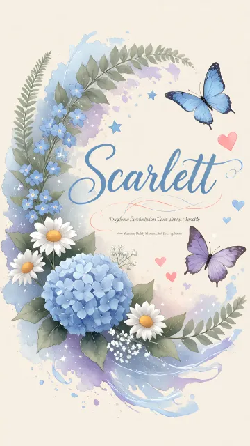 Scarlett - Jardín de Hortensias