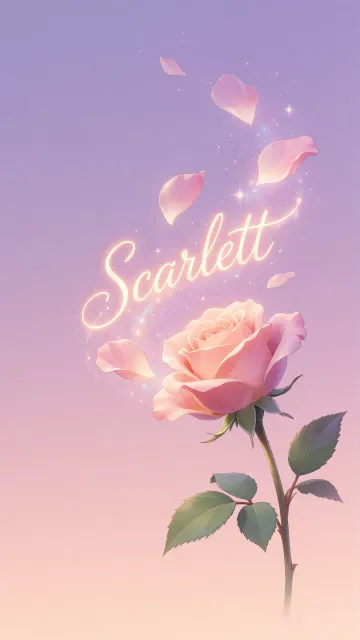 Scarlett - Rosa Etérea Iluminada