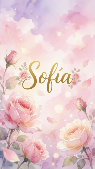 Sofia - Rosas de Acuarela Mágica
