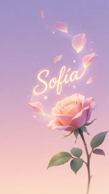Sofia - Rosa Etérea Iluminada