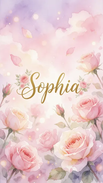 Sophia - Rosas de Acuarela Mágica