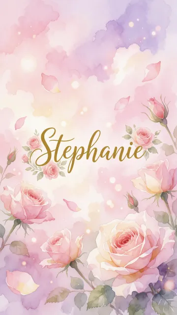 Stephanie - Rosas de Acuarela Mágica