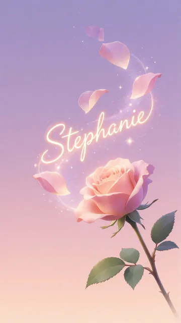 Stephanie - Rosa Etérea Iluminada
