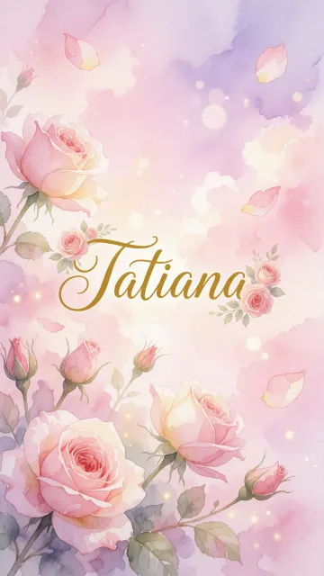 Tatiana - Rosas de Acuarela Mágica