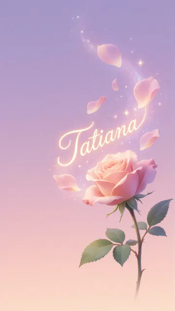 Tatiana - Rosa Etérea Iluminada