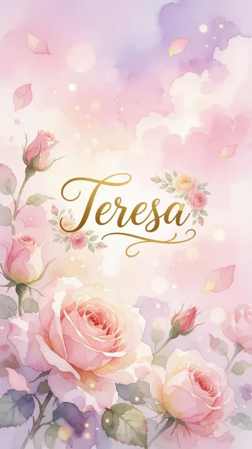 Teresa - Rosas de Acuarela Mágica
