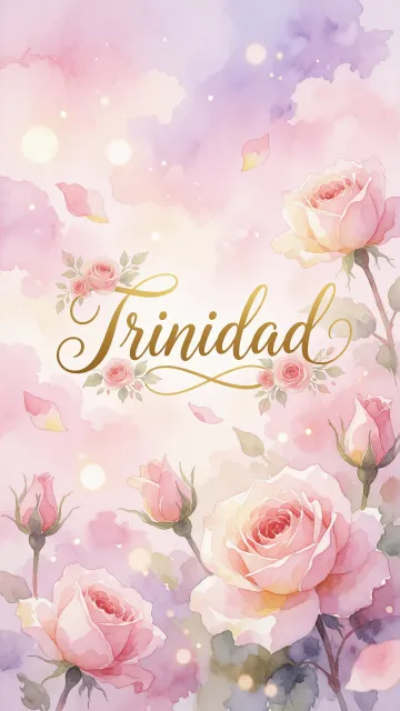Trinidad - Rosas de Acuarela Mágica