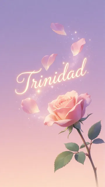 Trinidad - Rosa Etérea Iluminada