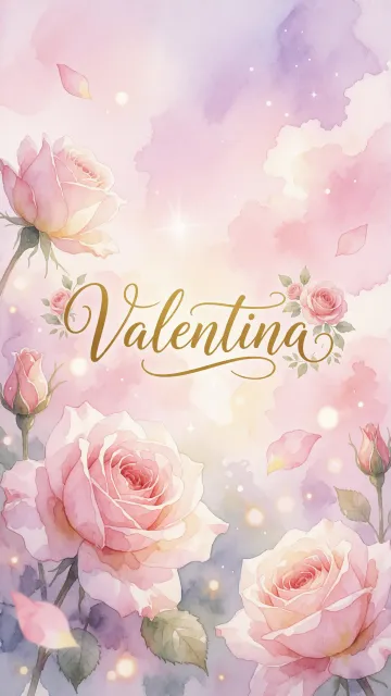 Valentina - Rosas de Acuarela Mágica