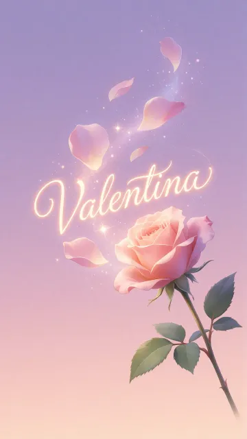 Valentina - Rosa Etérea Iluminada