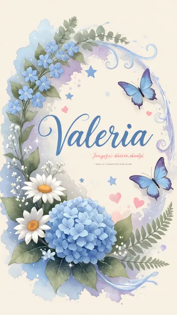 Valeria - Jardín de Hortensias