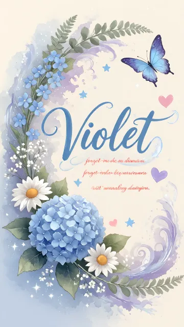 Violet - Jardín de Hortensias