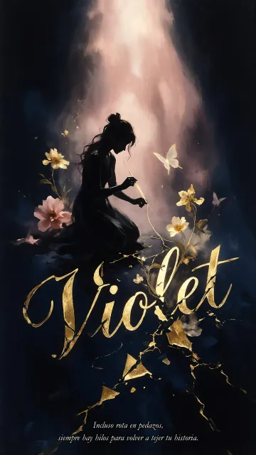 Violet - Elegancia y Resiliencia de Oro