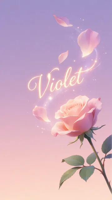 Violet - Rosa Etérea Iluminada