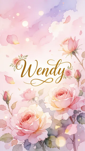 Wendy - Rosas de Acuarela Mágica