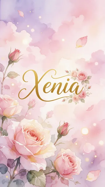 Xenia - Rosas de Acuarela Mágica