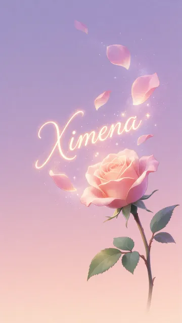 Ximena - Rosa Etérea Iluminada