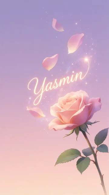 Yasmin - Rosa Etérea Iluminada