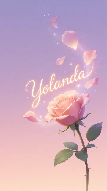 Yolanda - Rosa Etérea Iluminada