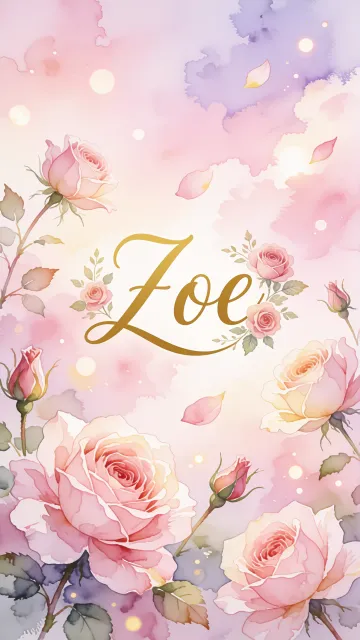 Zoe - Rosas de Acuarela Mágica